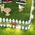 thumbnail image 3 of Matsuzay Paneles mágicos navideños en miniatura, luces navideñas para jardín de hadas, luces navideñas hechas a mano para vallas de Kits de decoración para fiestas blanco, 3 of 5