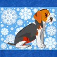 thumbnail image 2 of CafePress - Winter Beagle - Cute Infant Baby Football Bodysuit, 2 of 3