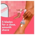 thumbnail image 2 of joy pink razor for women 1 handle + 2 blade refills, 2 of 9