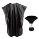 thumbnail image 5 of Capa de peluquería con escote ajustable para peluquería, capa para teñir el cabello Negro, 5 of 9