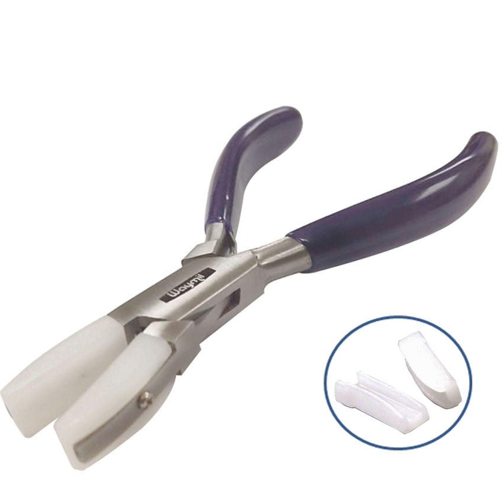Wire Bending Jig Tool Wire Bender & Flat Nose Pliers Nylon Jaws Wrapping Kit