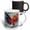 Multicolor, variant on 3drose, Hahn. Rooster., 11oz Two-tone Red Mug