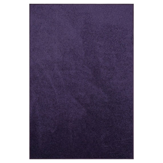 Furnish My Place Purple 3' x 6' Solid Color Rug Made In Usa