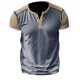 thumbnail image 4 of pstuiky camisetas para hombre, Blusas versátiles de moda con botones, cuello redondo y manga corta para hombre camisas casuales para hombre s, 4 of 9
