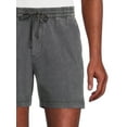 thumbnail image 4 of No Boundaries Men's and Big Men's Stretch Twill Pull On Shorts, up to Size 5XL, 4 of 5