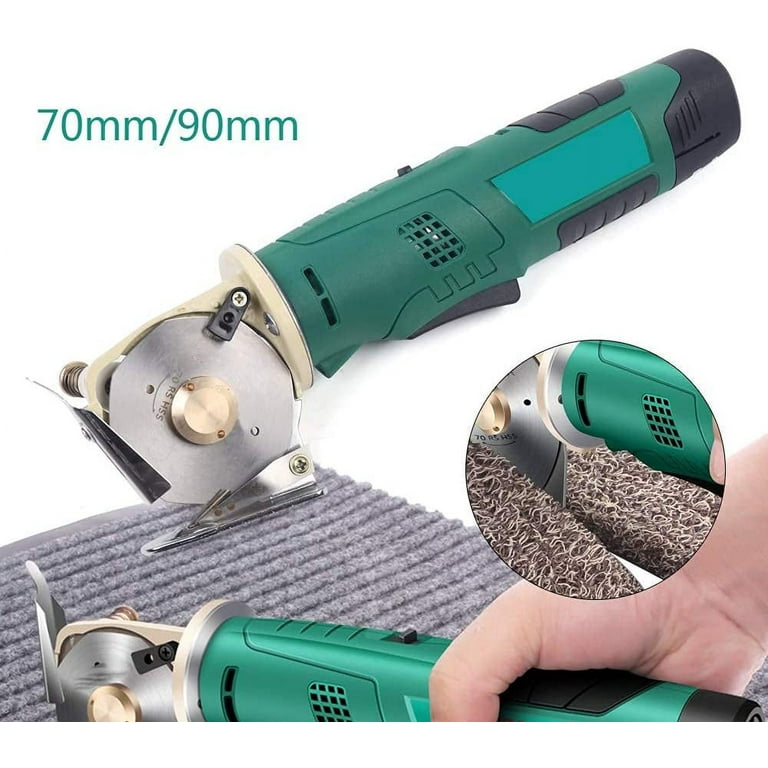  Electric Rotary Fabric Cutter, Electric Cloth Cutter, Electric  fabric cutter, Handheld Multi Layer Cloth Leather Wool Electric Rotary  Scissors 110V. : Arts, Crafts & Sewing