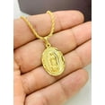 thumbnail image 3 of Our Lady of Guadalupe Charm Necklace for Womens in Gold Filled 20" / Everyday Necklace /Tiny Pendant / Cadena de Guadalupe para Mujer en Oro, 3 of 10