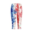 thumbnail image 5 of 4th of July Leggings for Women Capri Leggings for Women Leggings for Women Yoga Pants Women Summer High Waisted Printing Capris Matching Slim Fitting Yoga Gym Pants, 5 of 5