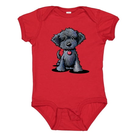 

Inktastic Black Doodle Puppy Gift Baby Boy or Baby Girl Bodysuit