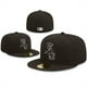 thumbnail image 1 of Gorra De Béisbol De Ala Plana, No Ajustable, Gorra Completamente Cerrada, Nueva Gorra De Ala Plana Estilo Americano, Gorra Para El Sol, Gorra De Rugby Con Bordado Negro75/8(60.6CM), 1 of 1