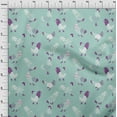 thumbnail image 4 of oneOone Cotton Poplin Light Mint Green Fabric Rooster Cock Diy Clothing Quilting Fabric Print Fabric By Yard 42 Inch Wide, 4 of 6