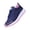 Dark Blue, variant on NOKIO Women's La𝖼e Up Running Shose Hollow Mesh Breathable Sneakers Soft Elastic Knit Casual Shoes Lightweight Comfortable Cushion Athlet𝗂c Shoes Summer Fashion So𝗅id Color Sport Shoes