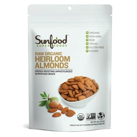 Sunfood SunFood Superfoods Almonds, 8 oz