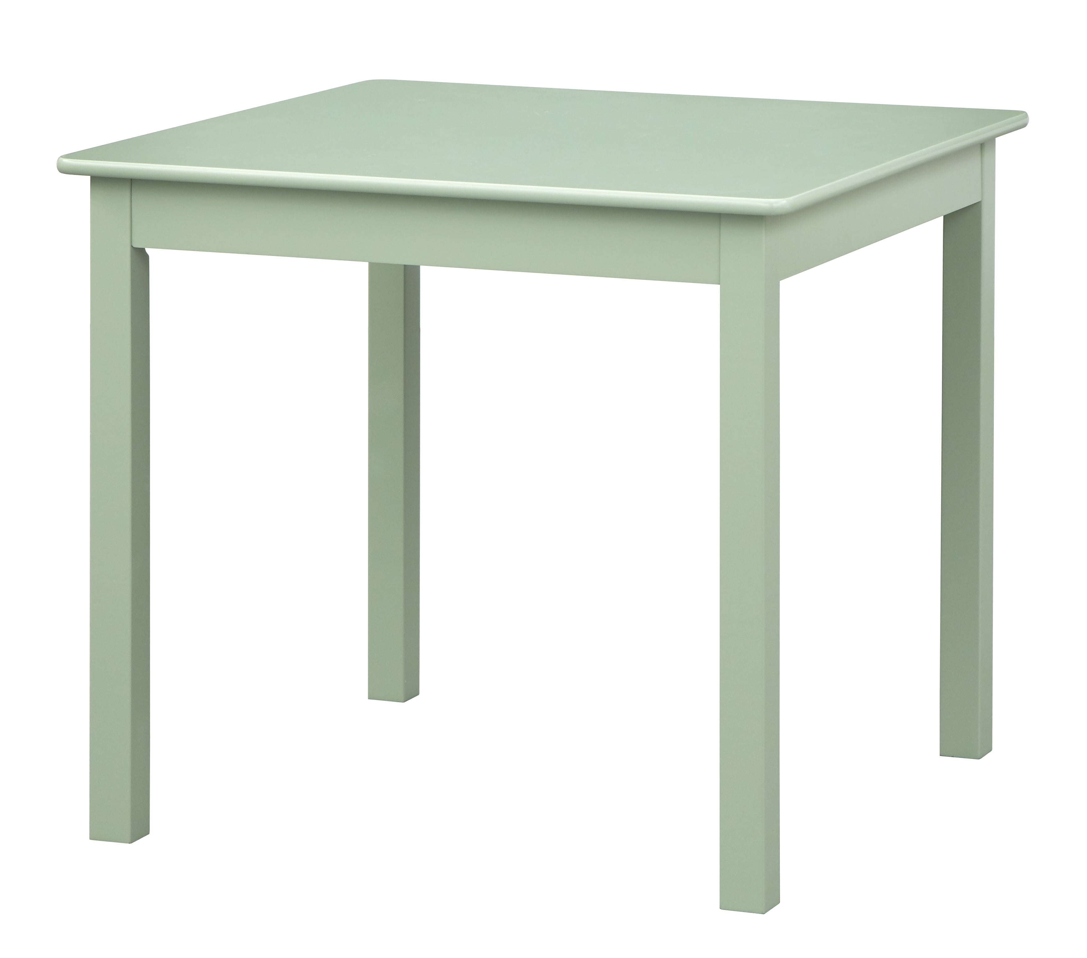 TMS Hayden Child Kids Rectangle Engineered Wood Table and 2 Chairs Set, Easy Clean, Mint Green