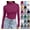 15# Purple, variant on Women's Turtleneck Long Sleeve Shirts Fall Fashion Basic Thermal Underwear Tops Winter Clothes 2025 Purple XS