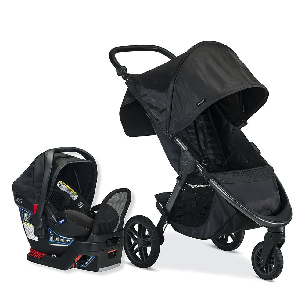 Britax BFree & Endeavours Travel System Stroller, Midnight Walmart