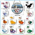 thumbnail image 2 of 25PCS 11.8in Patriotic Goose Welcome Door Sign with Magnetic Accessories, Wooden Round Hanging Decor for Independence Day, 2 of 8