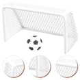 thumbnail image 4 of 1 Set of Dollhouse Soccer Set Goal Net Soccer Model Miniature Soccer Ball Football Goal, 4 of 4