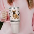 thumbnail image 6 of French Bulldog Gift for Dog Owner,40oz French Bulldog Tumbler with Handle Insulated Reusable Stainless Steel Travel Water Bottle (Color 2), 6 of 6