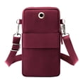 thumbnail image 2 of Bolso Bandolera Bolsa cruzado para mujer monedero informal a la moda para mujer portátil para el trabajo (rojo vino) Tmvgtek Para Estrenar, 2 of 6