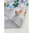 thumbnail image 3 of WIBACKER 2-7T Toddler Little Boy's Girl's Christmas French Terry Cotton Crewneck Long Sleeve Sweatshirt Kids Snowman Tops, 3 of 10