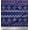 Dark Blue, variant on Soimoi Black Cotton Duck Fabric Geometric Ikat Printed Craft Fabric by the Yard 42 Inch Wide
