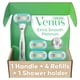 thumbnail image 1 of Gillette Venus Platinum Extra Smooth Metal Handle Women's Razor - 1 Handle + 4 Refills, 1 of 9