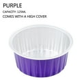 thumbnail image 1 of Tazas de aluminio para cupcakes, tazas redondas para cupcakes con tapa, mini tazas para cupcakes, tazas para hornear en la cocina, 100 unidades Wmkox8yii hjk6134, 1 of 1