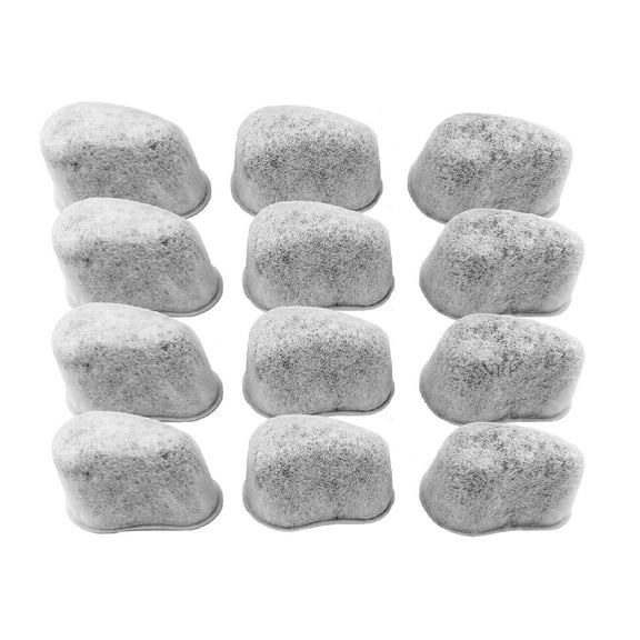 NRP F47200 Activated Charcoal Filter Replacement for KRUPS Coffee Maker FMF/FME/629/180 SAVOY, EC322, EC324 Coffee Water Filter Cartridges 12-pack