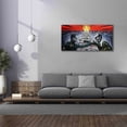 thumbnail image 3 of Epic Graffiti 'When The King Speaks' by Jan Kasparec, Canvas Wall Art, 60"x30", 3 of 8