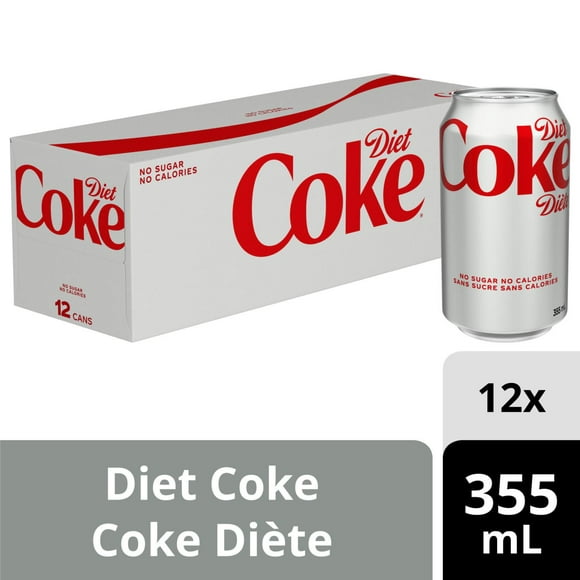 Diet Coke 355mL Can, 12 pk, 12 x 355 mL