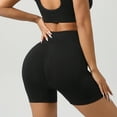 thumbnail image 3 of IWRICH Lifting Shorts for Women High Waist Workout Biker Shorts Scrunch Booty Yoga Shorts Gym Leggings Black S, 3 of 3