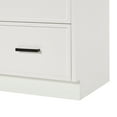 thumbnail image 4 of Ariel Kelly 66 Inch Single Rectangular Sink Bathroom Vanity With Carrara White Quartz Countertop 1.5 Inch Edge In White, 4 of 12
