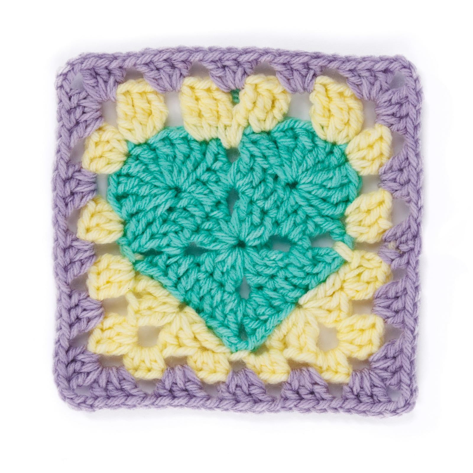 Red Heart® AIO Sweet Hearts™ #4 Worsted (Medium) Acrylic Yarn, Heart Strings 8.8oz/250g 440 Yards (3 Pack)