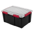 thumbnail image 4 of Sterilite 20 Gal Gasket Box, Stackable Plastic Storage Container with Lid, Black, 8 Pack, 4 of 12