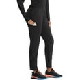 thumbnail image 2 of Cherokee Infinity Women's Pull-on Scrub Cargo Pants with Mid-Rise Tapered Leg and 5 Pockets Plus Size IN120A, 2XL, Black, 2 of 3