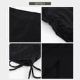 thumbnail image 4 of Sidefeel Women Sport Sunscreen Elastic Bathing Bottoms Summer Beach Skinny Long Swim Shorts Beach Pants Bottoms Briefs Black L 12-14, 4 of 7