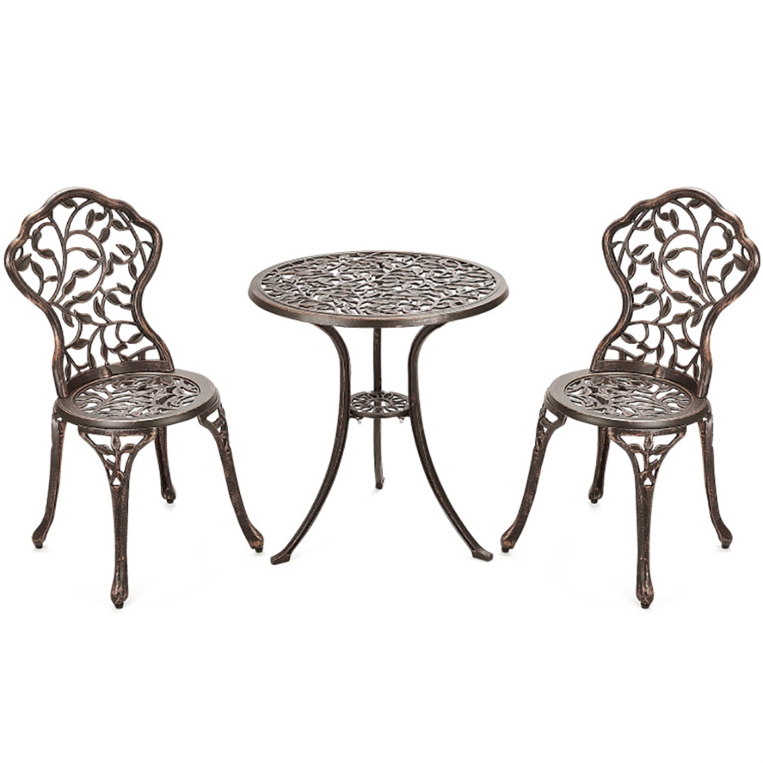 Aimee Lii 3 Pieces Patio Furniture Set with Glass Top Coffee Table, Outdoor Patio Set Aimee Lii 3 Pieces Patio Furniture Set with Glass Top Coffee Table, Outdoor Patio Set