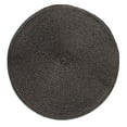 thumbnail image 2 of Venice Collections Vienna Woven Spiral Table Placemats 15 Inches Round Set of 4 Non-Slip Dining & Kitchen Table Mats Charcoal, 2 of 2