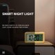thumbnail image 5 of Digital Alarm Clock Battery Operated, Wooden Lcd Digital Clock with Night Light, Temperature Detect, Snooze Function for Bedroom, Bedside, Desk, 5 of 5