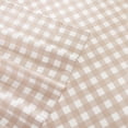 thumbnail image 6 of Stone Cottage - Sheet Set, Crisp & Breathable Percale Cotton Bedding with Matching Pillowcases, 200-Thread Count, Deep Pocket, Vintage Inspired Home Essentials (Cottage Check Beige, Queen), 6 of 9