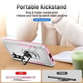 thumbnail image 5 of For Samsung Galay S24 FE 5G Case With 360° Rotation Metal Ring Holder【Magnetic Car Mount】Shockproof Rugged Full Body Protection Heavy Duty Dust/Drop Proof Cover Case​,White,For Galay S24 FE 5G, 5 of 7