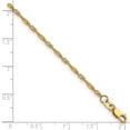 thumbnail image 5 of 14k Yellow Gold with Rhodium 1.65mm Singapore Chain, 5 of 5