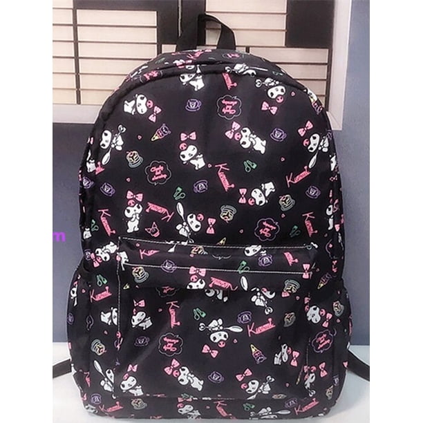 Bolsa de felpa Kawaii Cinnamoroll Sanrio My Melody Anime nueva mochila coreana Mochila De tela ligera repelente al agua para estudiantes