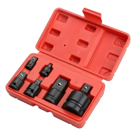 

6x Impact Socket Adapter Impact Universal Joint-Socket Set Repair Tool Conversions