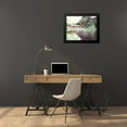 thumbnail image 4 of Bluebird Barn 24x20 Black Modern Framed Museum Art Print Titled - Red Cabin Forest Faith, 4 of 5