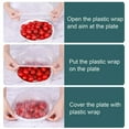 thumbnail image 2 of 【Bag-】50/100PCS Reusable Durable Food Storage Covers Bowls For Refrigerator Elastic Saran Bag T0A5, 2 of 6