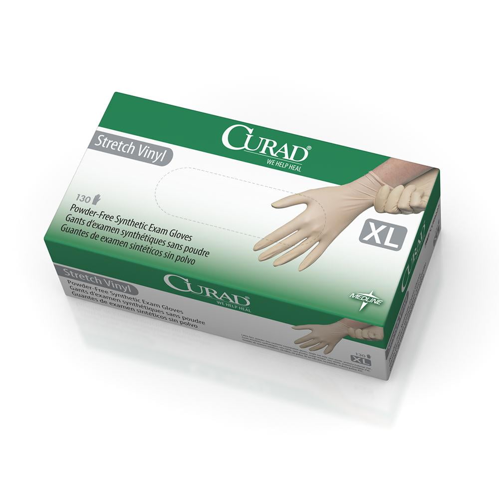 CURAD Stretch Vinyl Exam Gloves - CUR9227