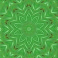 thumbnail image 1 of Ahgly Company Machine Washable Indoor Square Transitional Neon Green Area Rugs, 4' Square, 1 of 7