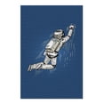 thumbnail image 2 of Astronaut Flying, Vector with Linework (19x27 inches, Premium 500 Piece Jigsaw Puzzle for Adults and Family, Made in USA), 2 of 4